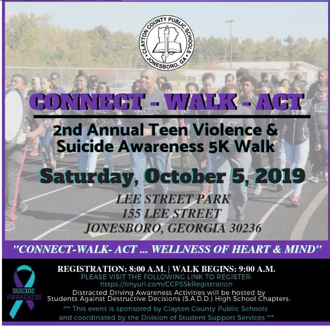 2nd Annual Teen Violence & Suicide Awareness 5k Walk