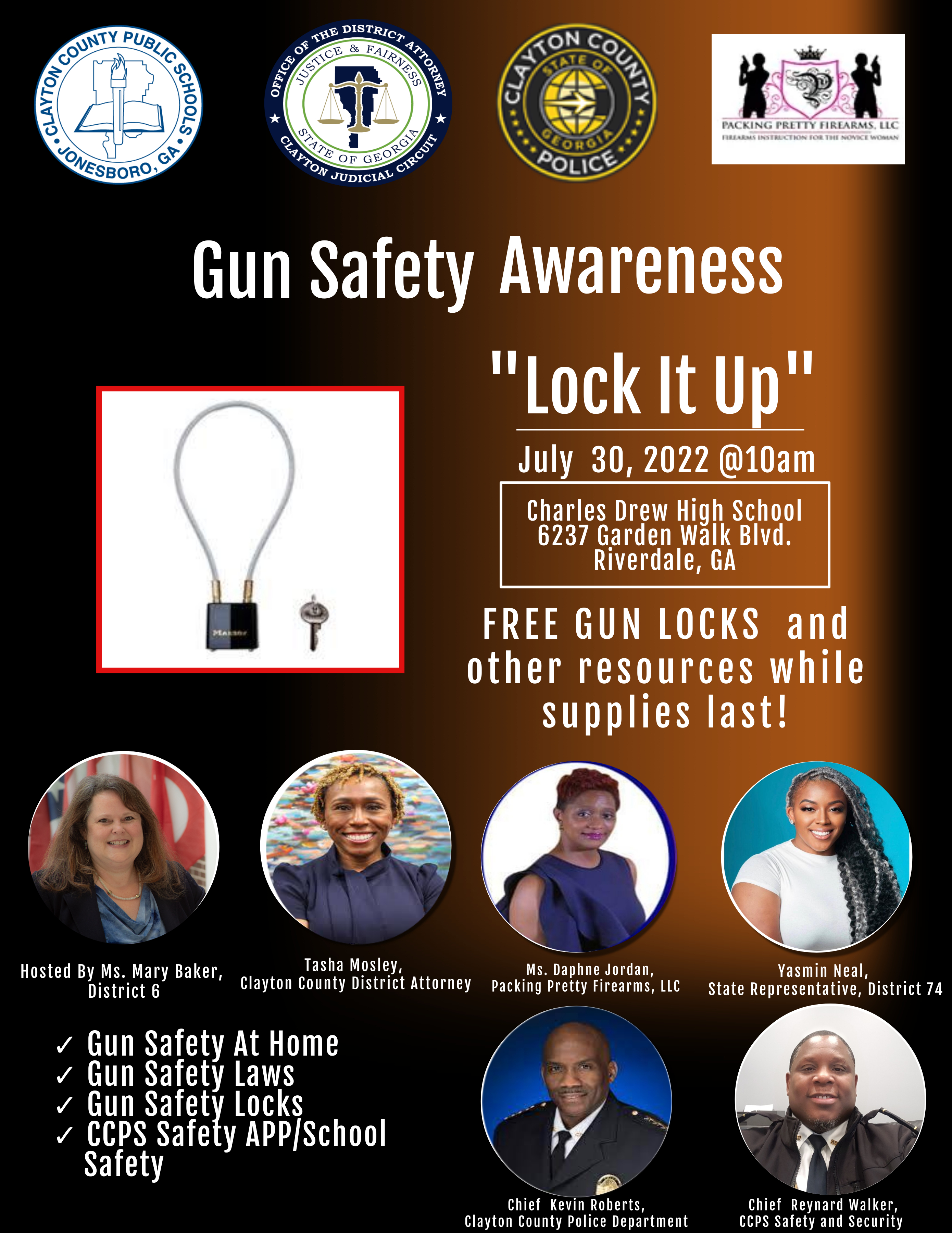 This is the image for the news article titled Gun Safety Awareness: Lock It Up!